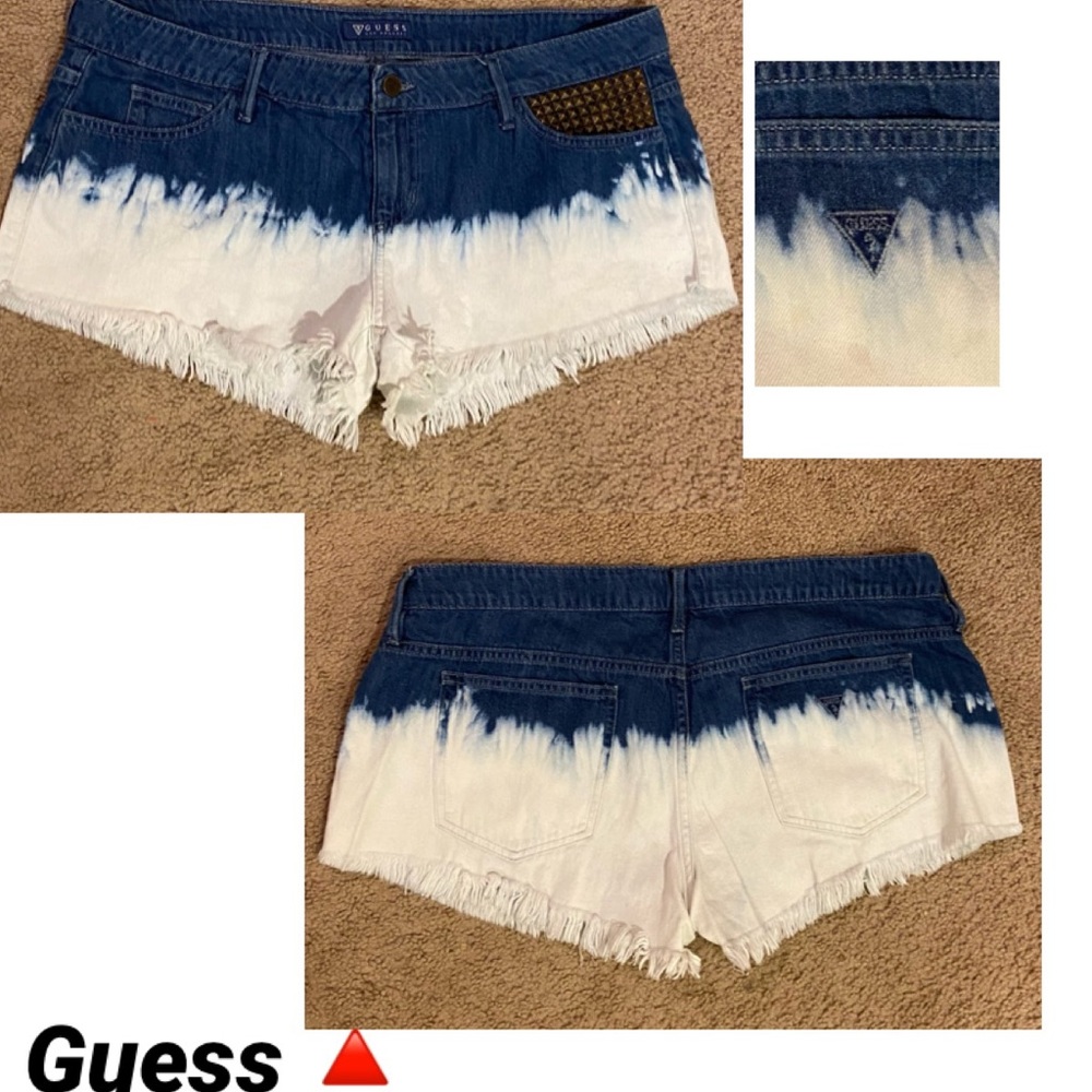Guess Distressed Jean Shorts 32